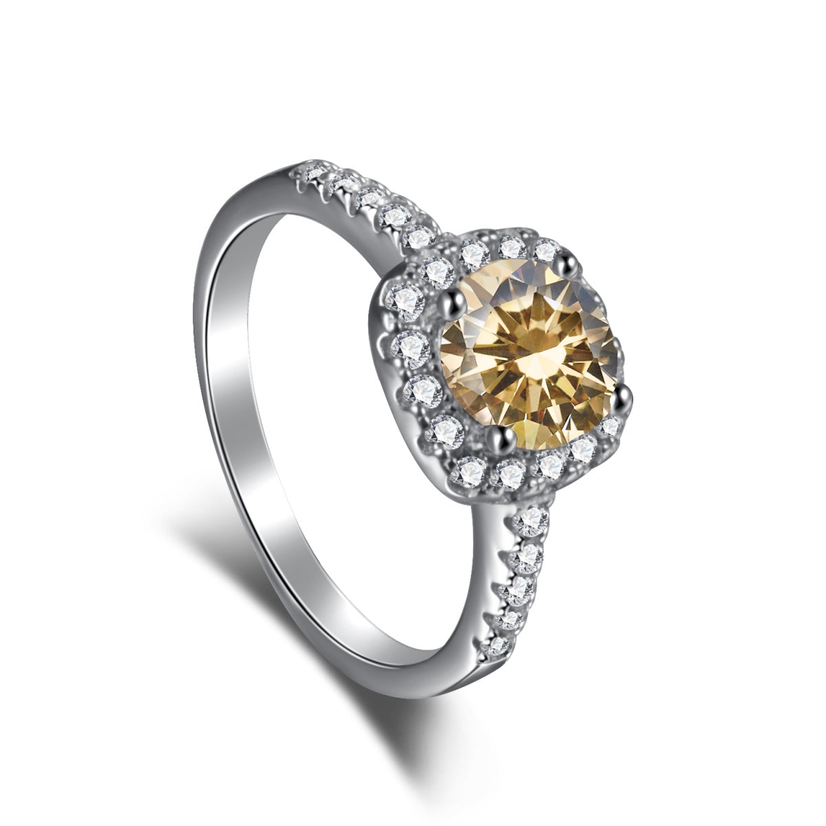 Vintage Asscher Cut Diamond Ring