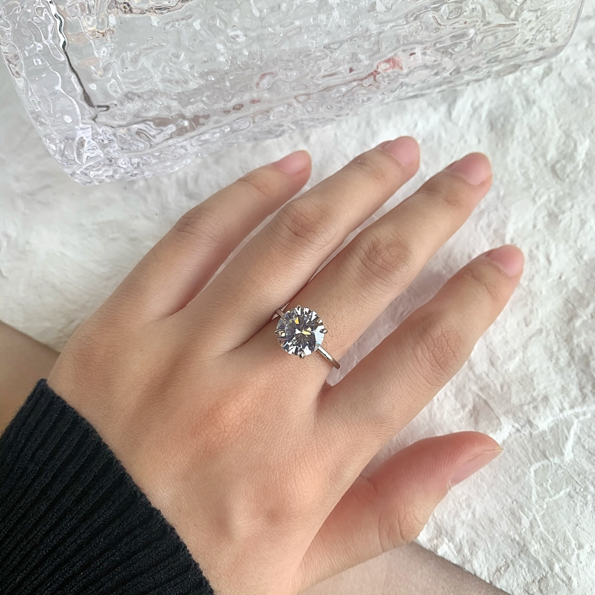 Centerpiece Gem Sterling Silver Ring