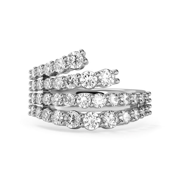 Helix Harmony Silver Ring