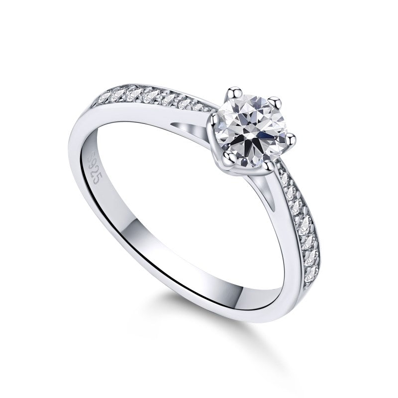 Diamond Beacon Sterling Silver Ring