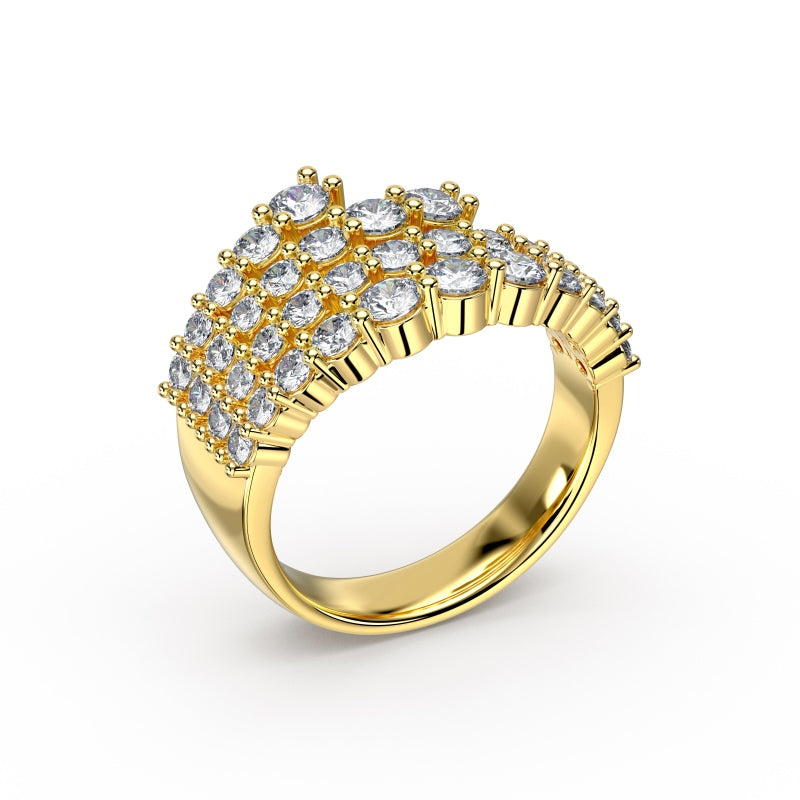 Helix Harmony Gold Ring
