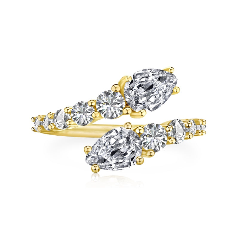 Ethereal Viper Gold Ring