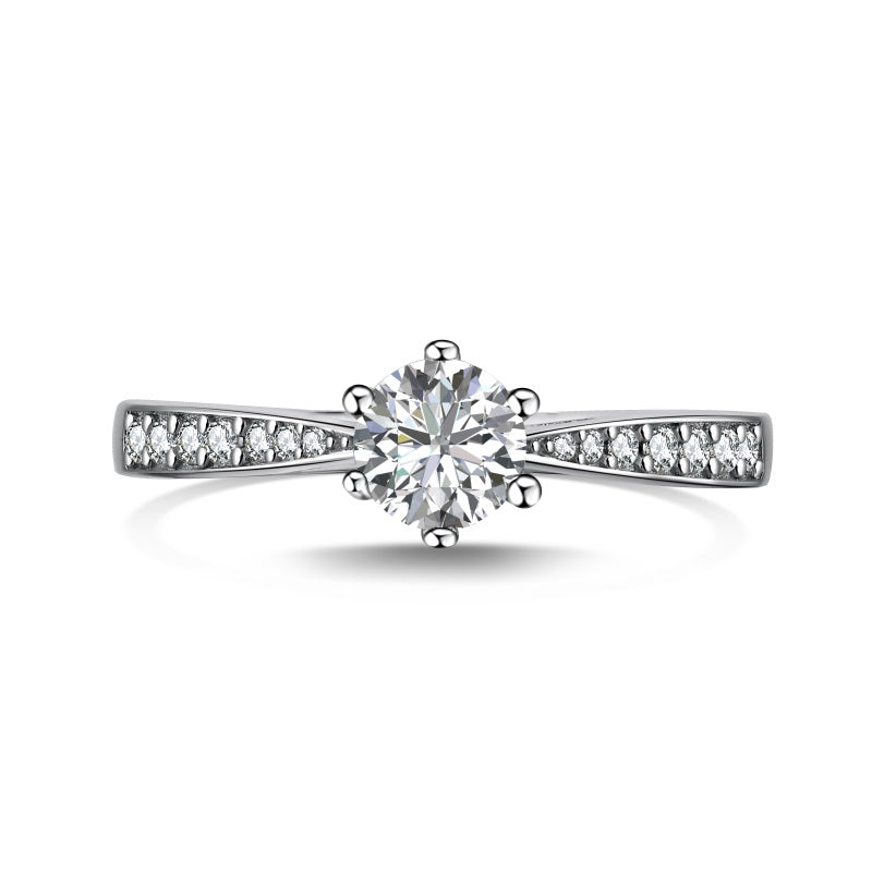 Diamond Beacon Sterling Silver Ring
