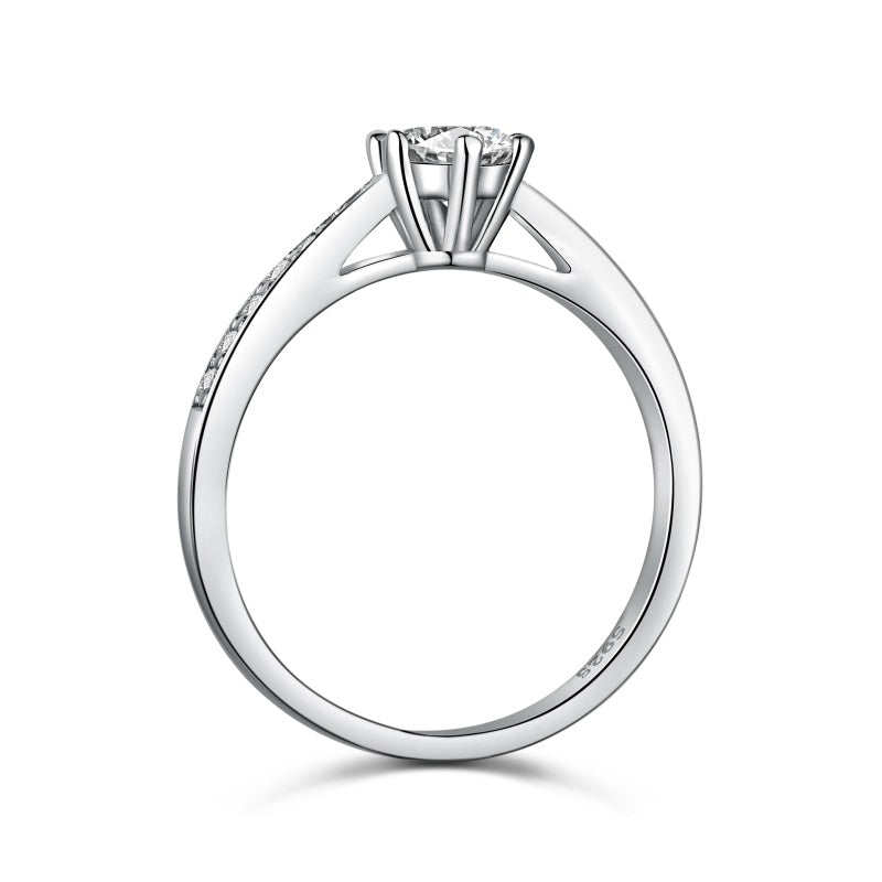 Diamond Beacon Sterling Silver Ring