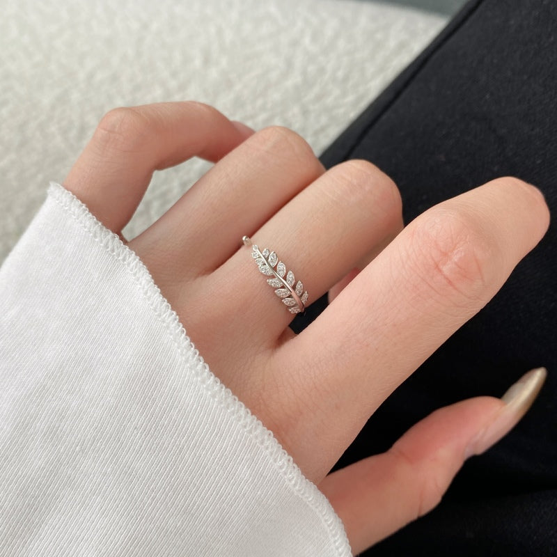 Adjustable Laurel Wreath Ring