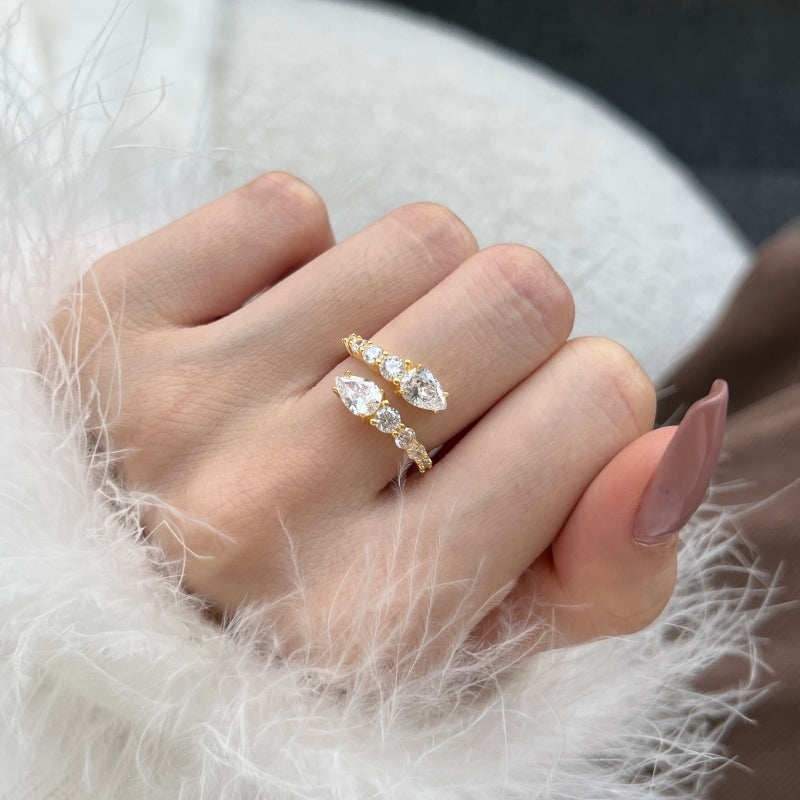 Ethereal Viper Gold Ring