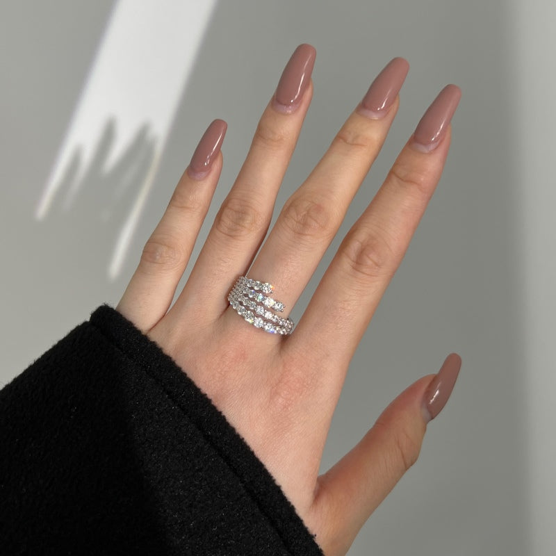 Helix Harmony Silver Ring